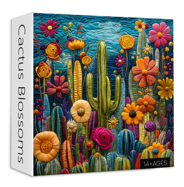 Kaktusblüten Puzzle 1000 Stücke